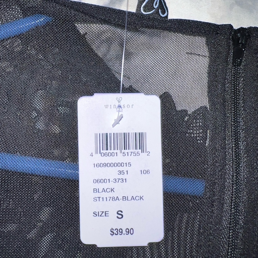 Black lace mesh bodysuit - Picture 7 of 7